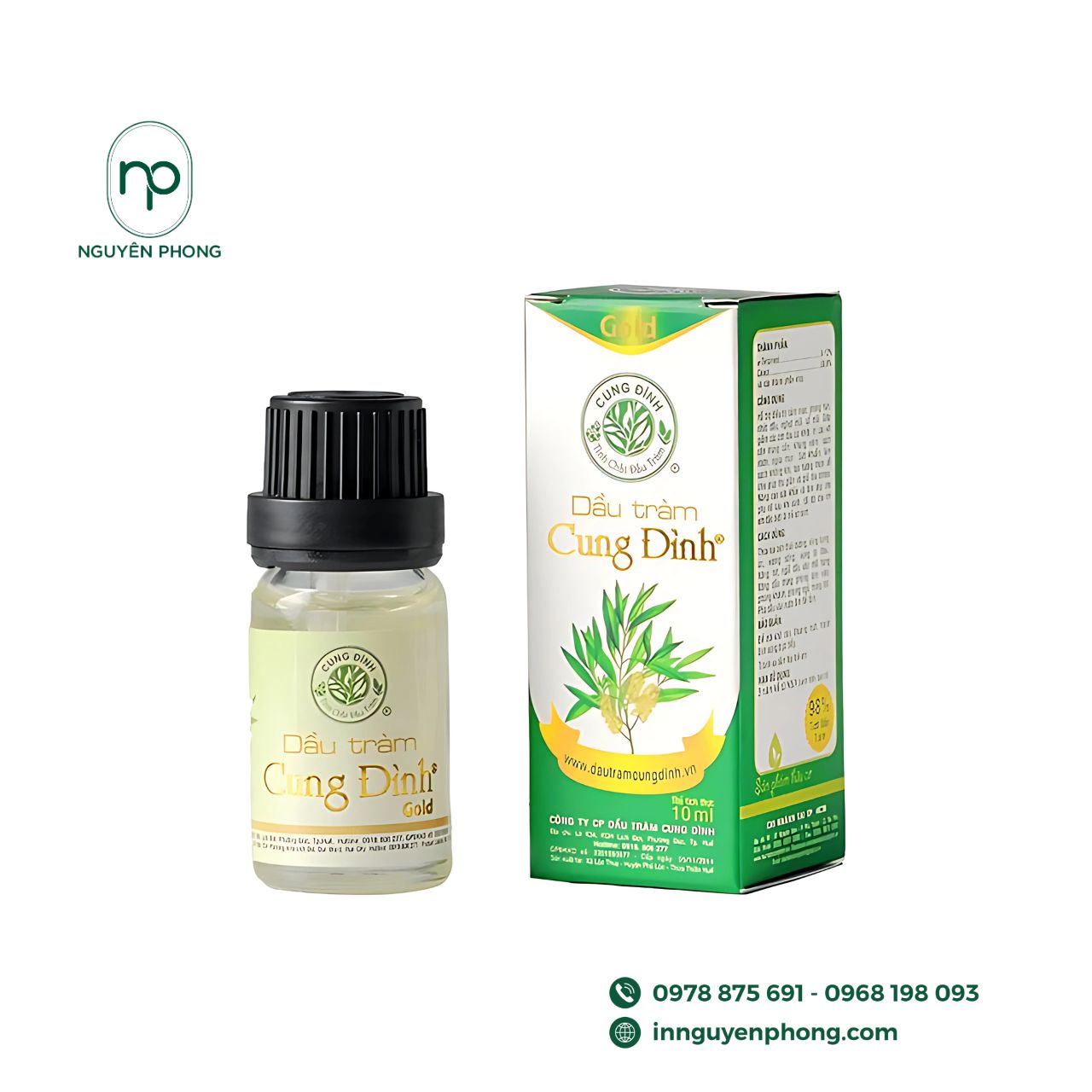 Mẫu hộp giấy đựng tinh dầu